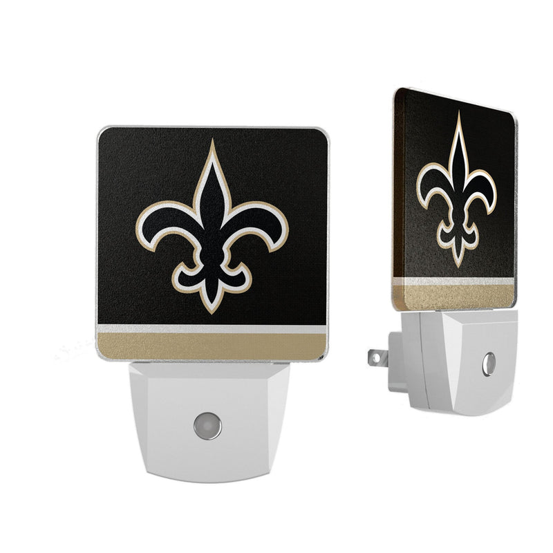 New Orleans Saints Stripe Night Light 2-Pack