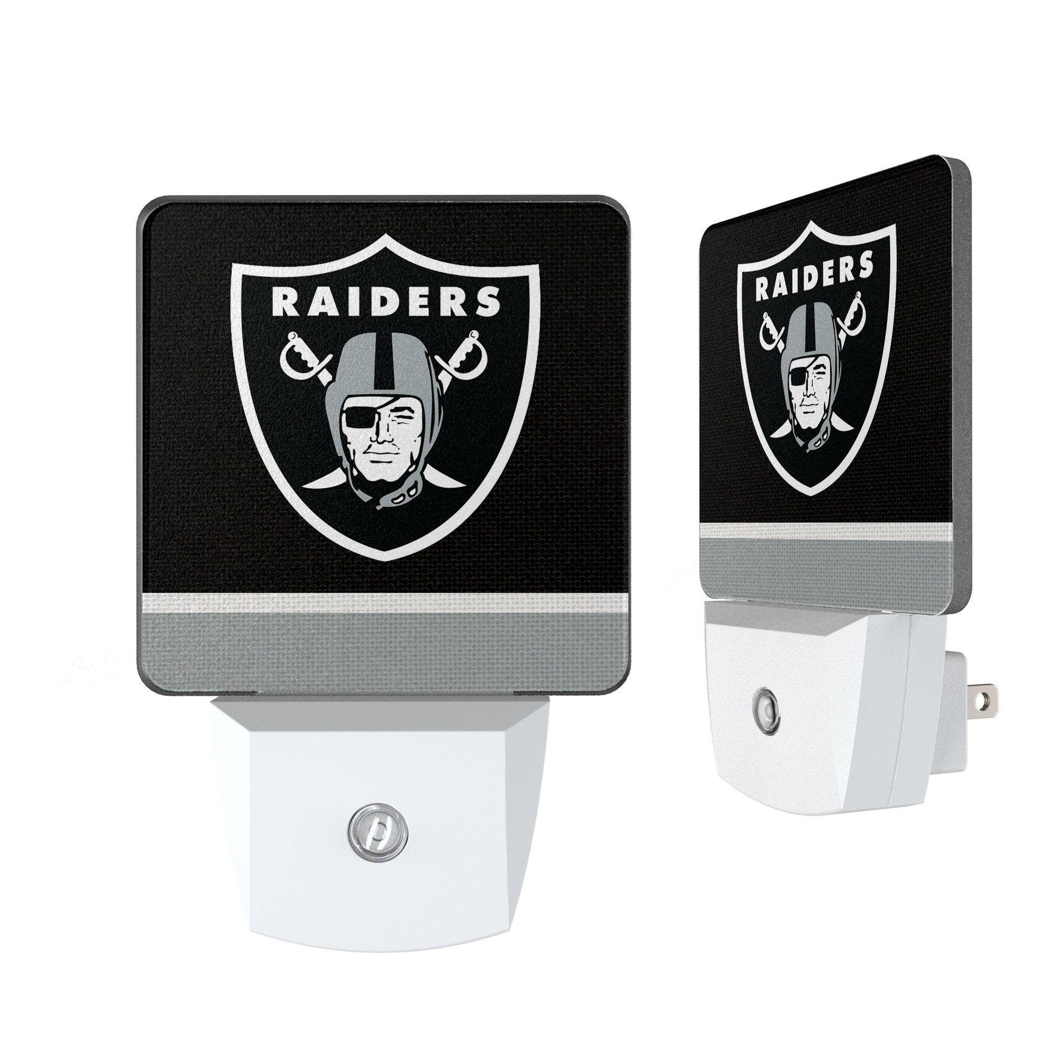 Las Vegas Raiders Stripe Night Light 2-Pack