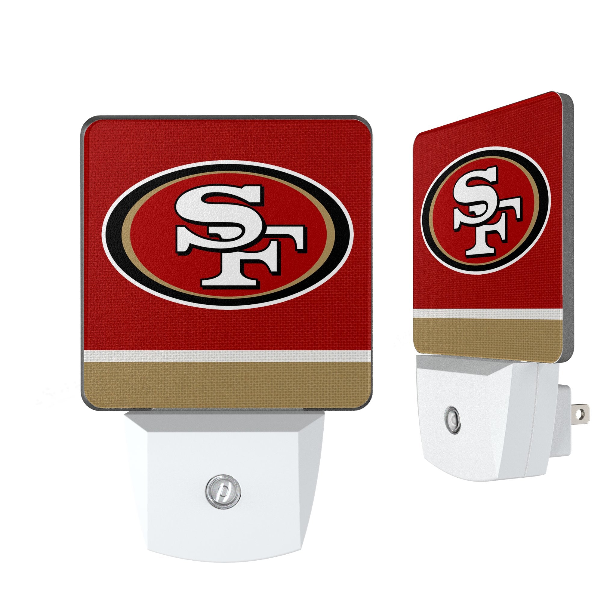 San Francisco 49ers Stripe Night Light 2-Pack