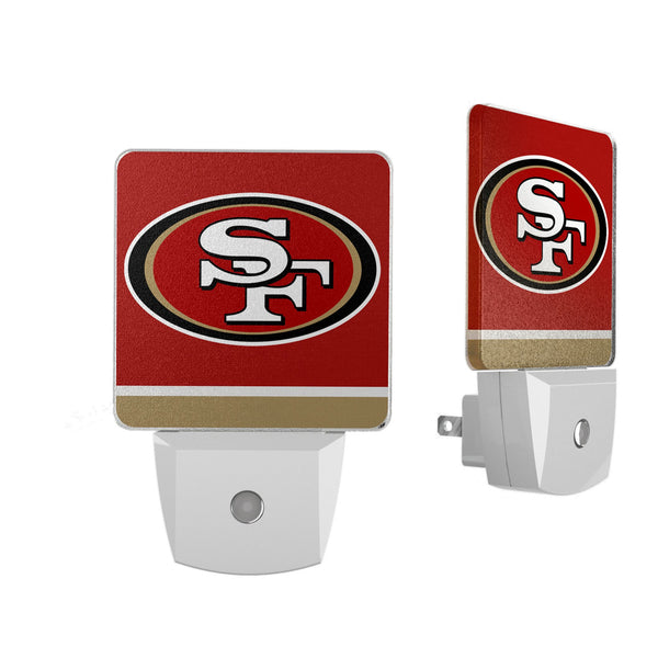 San Francisco 49ers Stripe Night Light 2-Pack