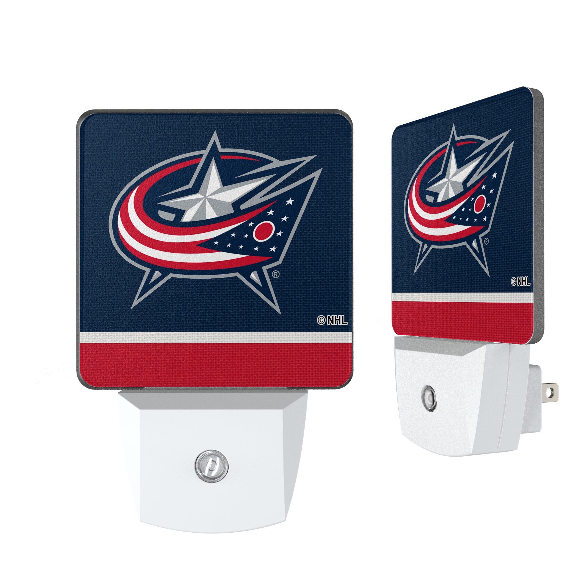 Columbus Blue Jackets Stripe Night Light 2-Pack