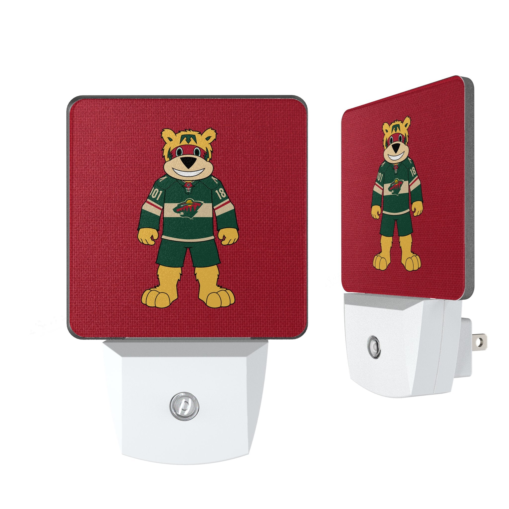 Minnesota Wild Solid Night Light 2-Pack