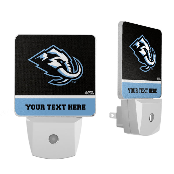 Utah Mammoth Personalized Endzone Solid Night Light 2-Pack