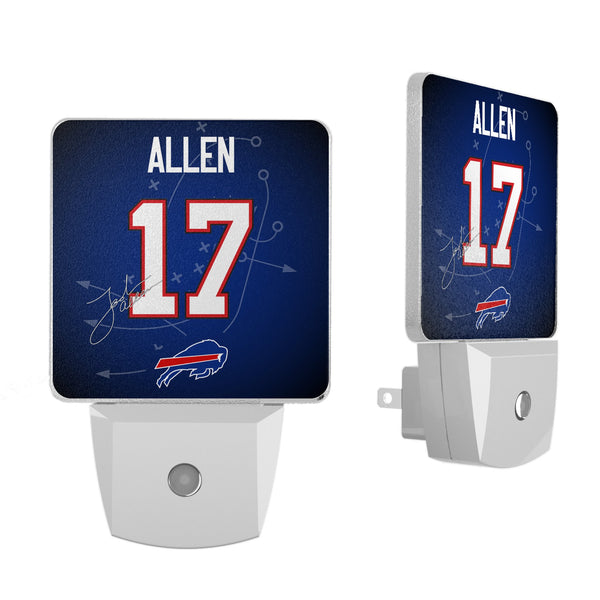 Josh Allen Buffalo Bills 17 Ready Night Light 2-Pack