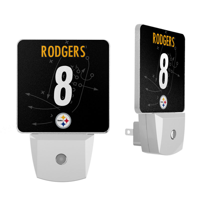 Aaron Rodgers Pittsburgh Steelers 8 Game Tactic Night Light 2-Pack