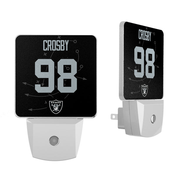 Maxx Crosby Las Vegas Raiders 98 Ready Night Light 2-Pack