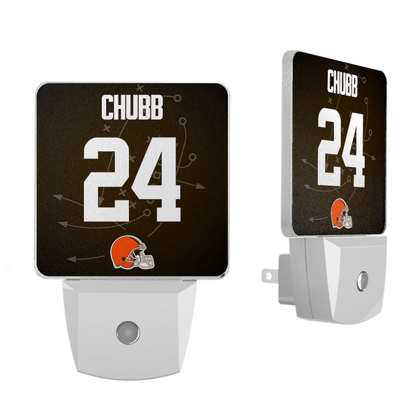 Nick Chubb Cleveland Browns 24 Ready Night Light 2-Pack