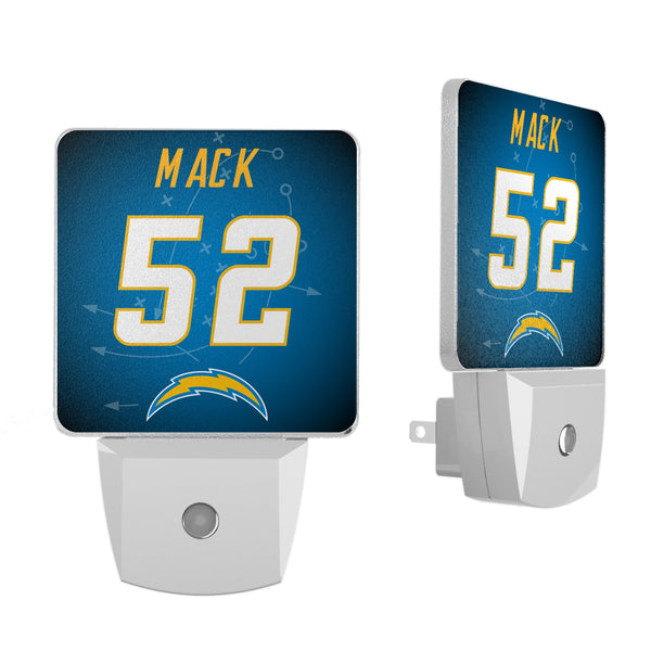 Khalil Mack Los Angeles Chargers 52 Ready Night Light 2-Pack