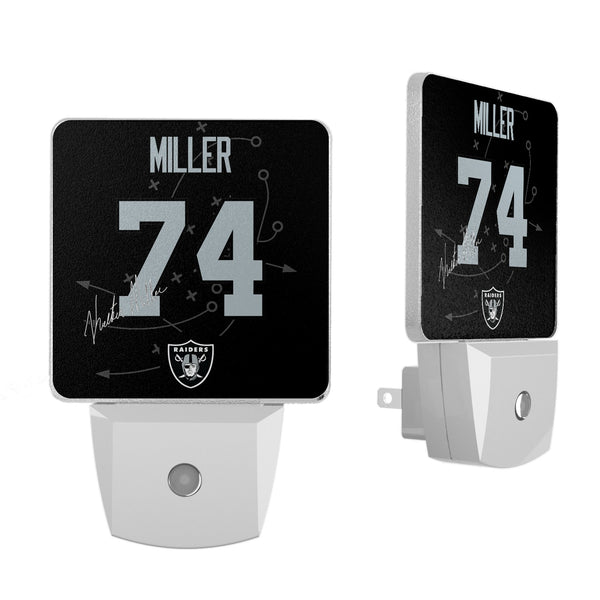 Kolton Miller Las Vegas Raiders 74 Ready Night Light 2-Pack