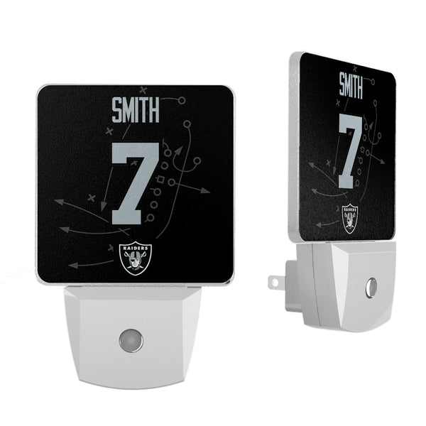 Geno Smith Las Vegas Raiders 7 Game Tactic Night Light 2-Pack