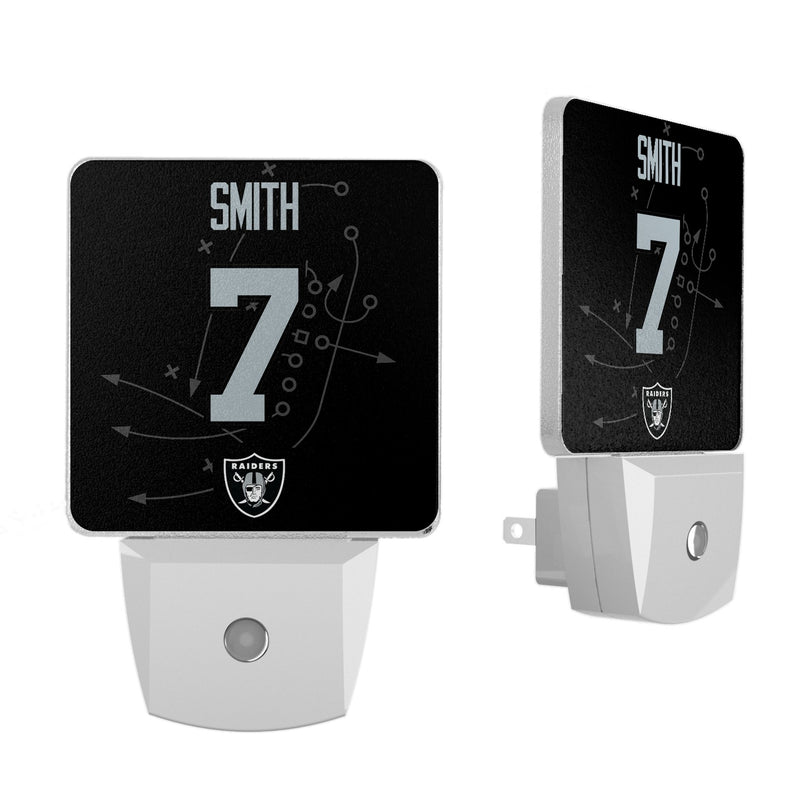 Geno Smith Las Vegas Raiders 7 Game Tactic Night Light 2-Pack