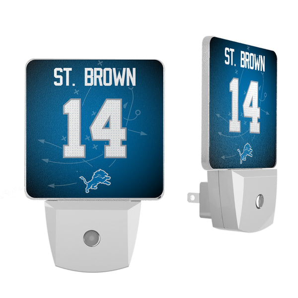 Amon-Ra St. Brown Detroit Lions 14 Ready Night Light 2-Pack