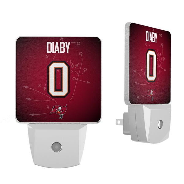 YaYa Diaby Tampa Bay Buccaneers 0 Ready Night Light 2-Pack