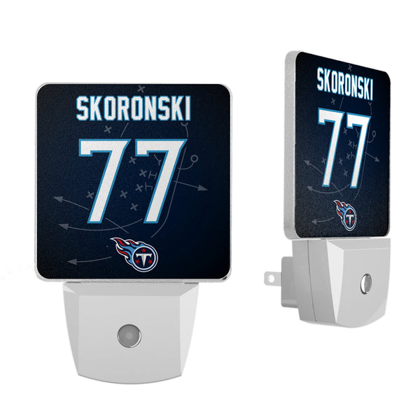 Peter Skoronski Tennessee Titans 77 Ready Night Light 2-Pack