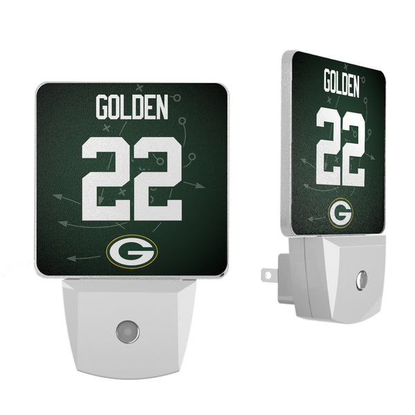 Matthew Golden Green Bay Packers 22 Game Tactic Night Light 2-Pack