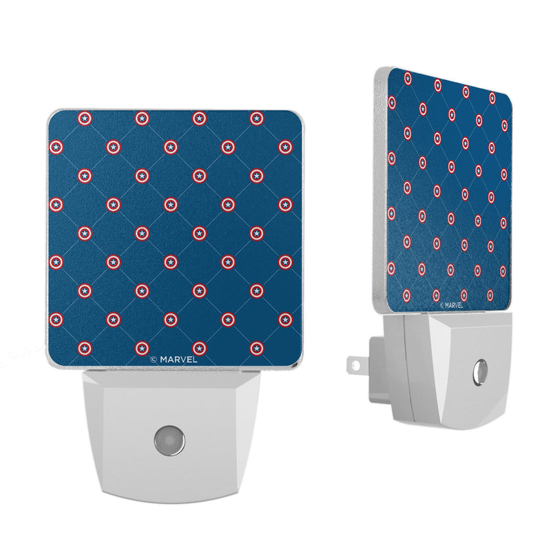 Marvel Avengers Captain America Pattern Night Light 2-Pack