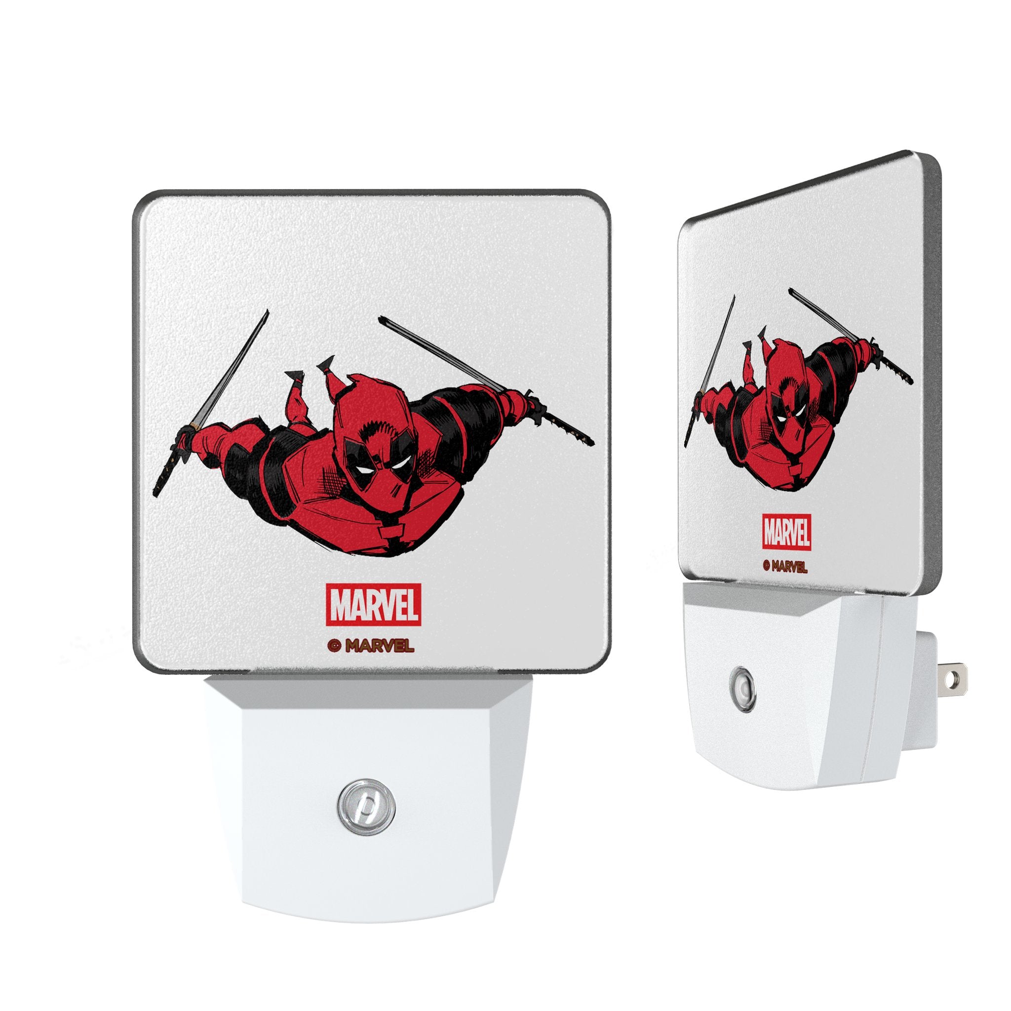Marvel Deadpool Badge Night Light 2-Pack