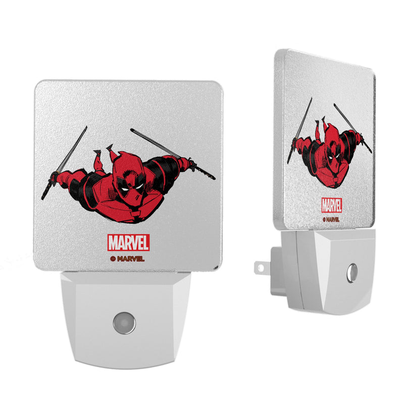 Marvel Deadpool Badge  Night Light 2-Pack