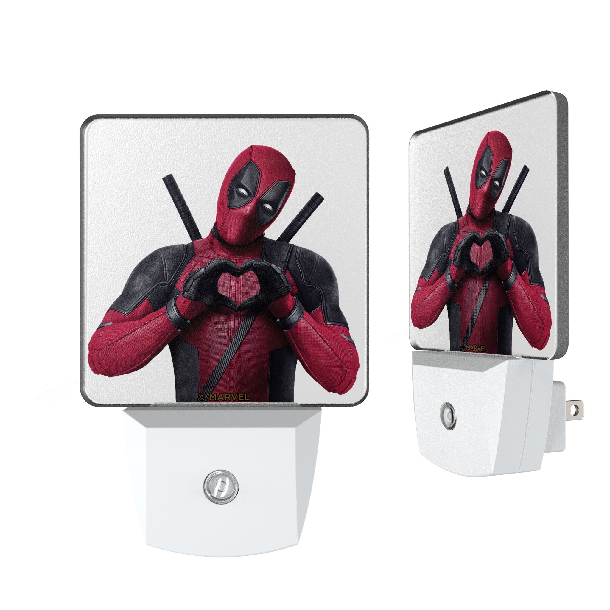 Marvel Deadpool Badge Night Light 2-Pack