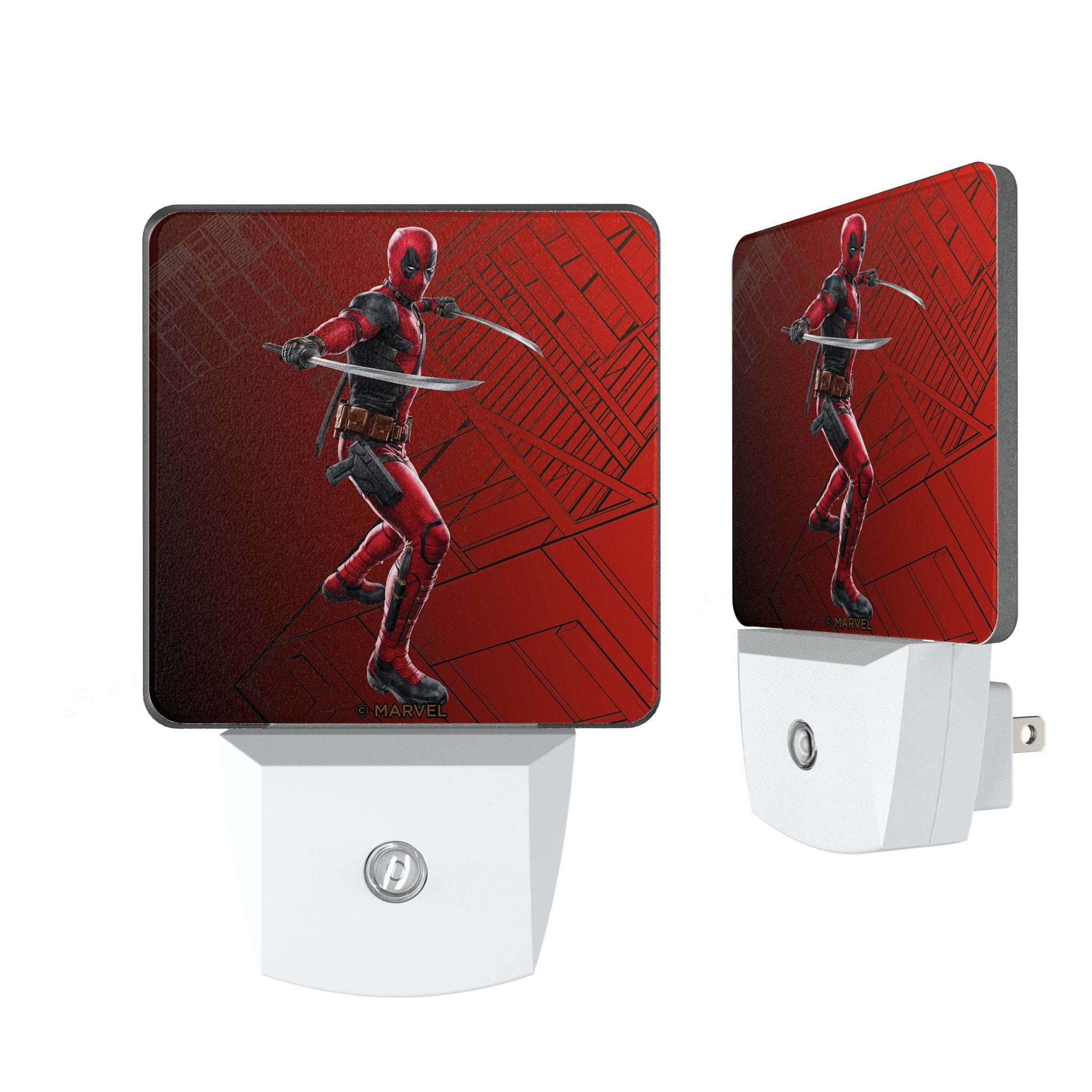 Marvel Deadpool MechLine Night Light 2-Pack