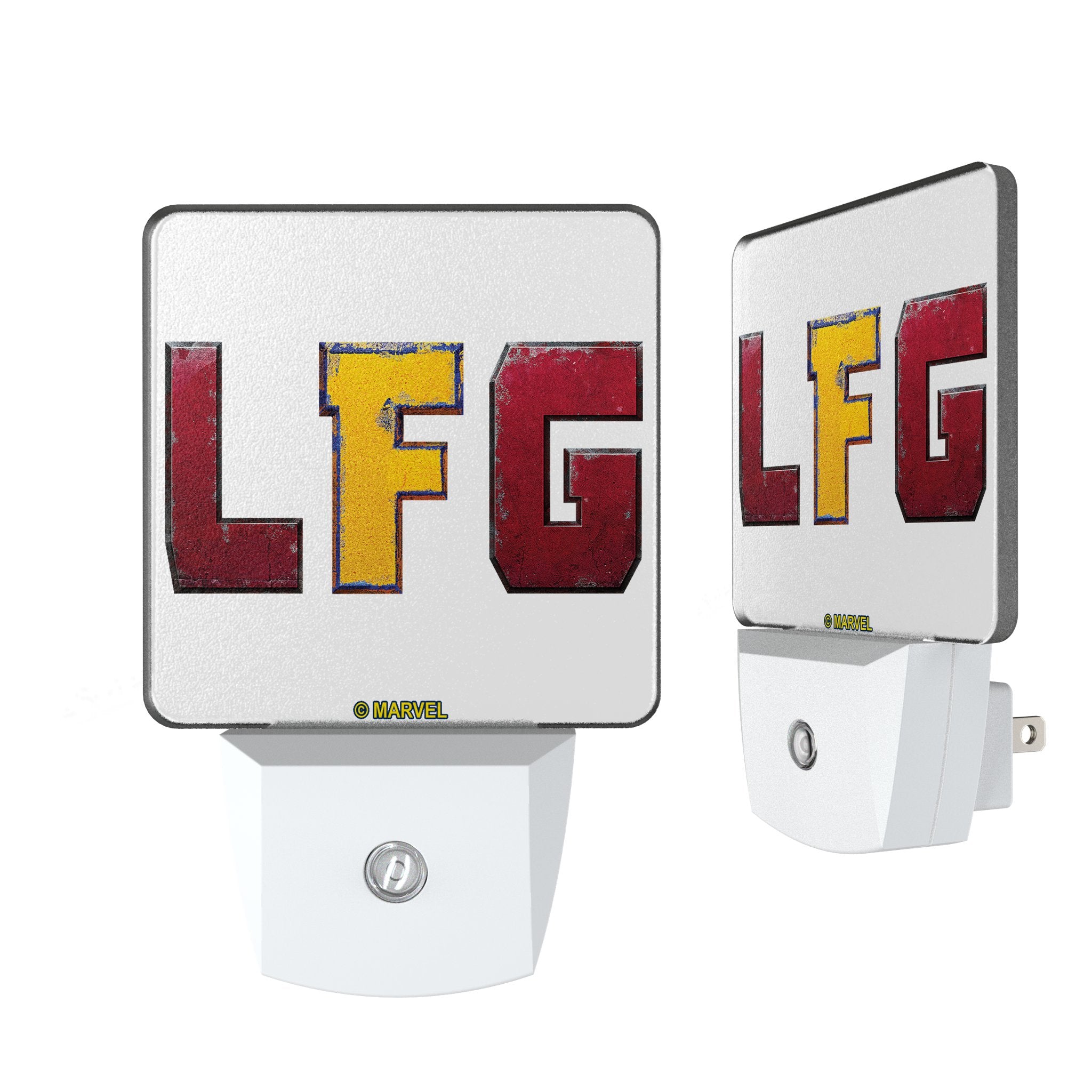 Marvel Deadpool Wolverine Badge Night Light 2-Pack