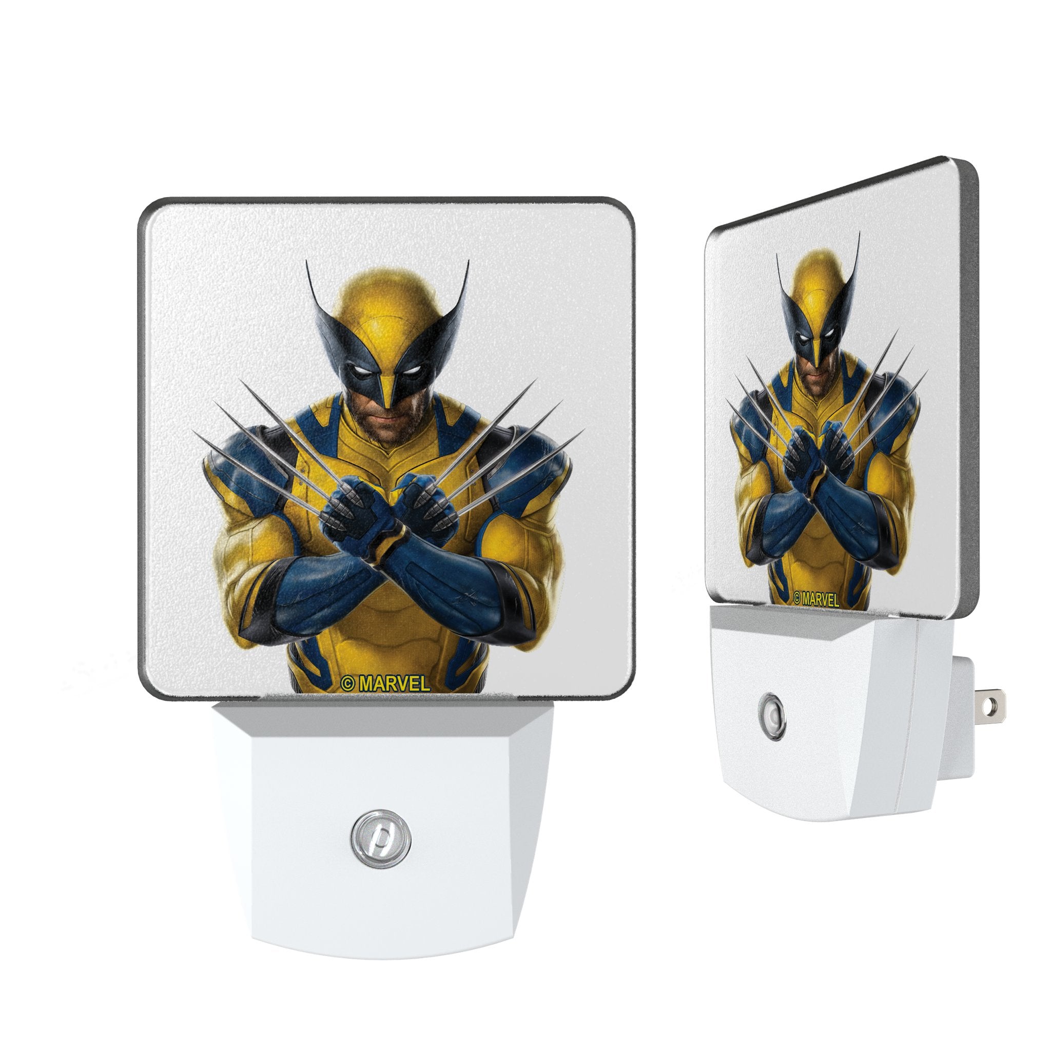 Marvel Deadpool Wolverine Badge Night Light 2-Pack