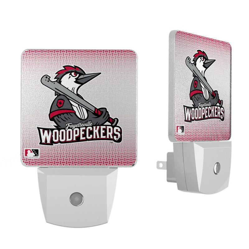 Fayetteville Woodpeckers Linen Night Light 2-Pack