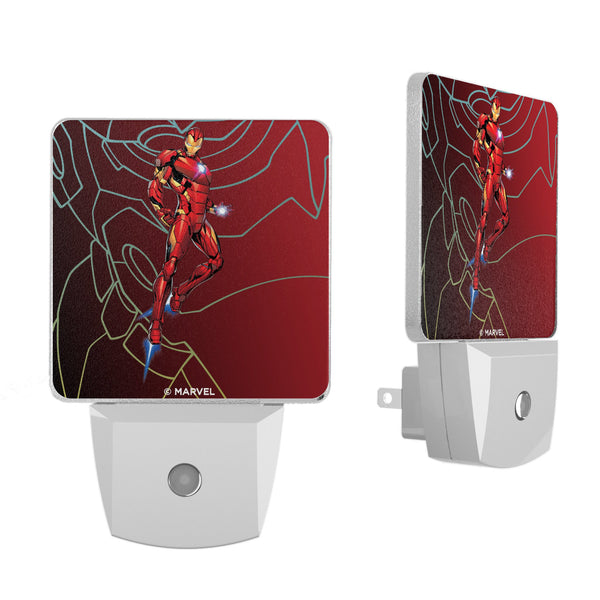 Marvel Avengers Iron Man MechLine Night Light 2-Pack