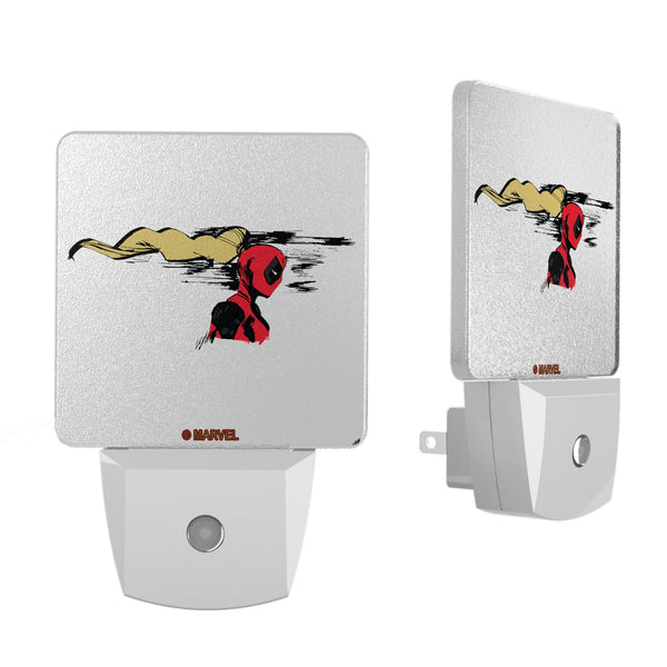 Marvel Ladypool Badge  Night Light 2-Pack