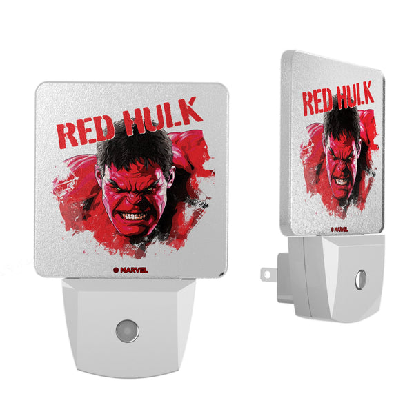 Marvel Avengers Red Hulk Badge Night Light 2-Pack
