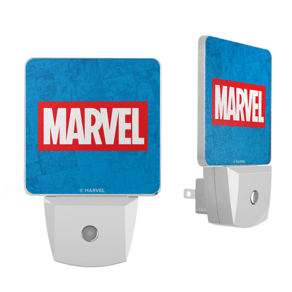 Marvel Comics Marvel Logo Night Light 2-Pack