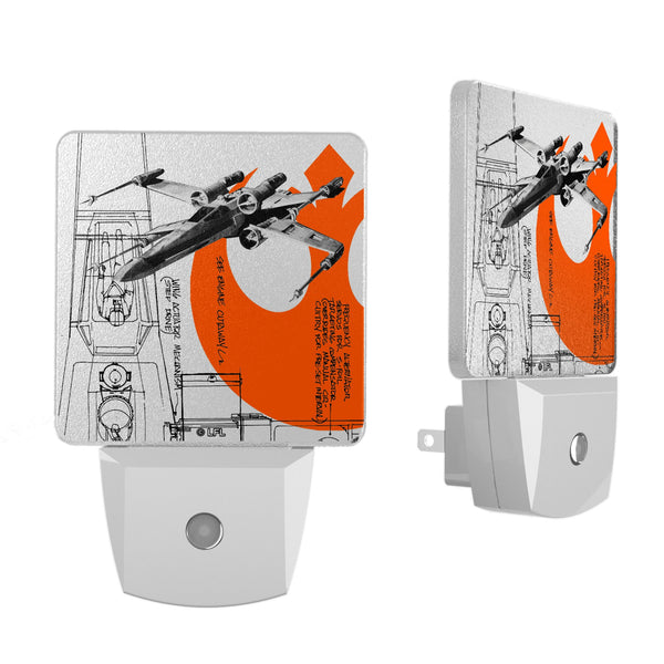 Star Wars X-Wing FactionTech Night Light 2-Pack