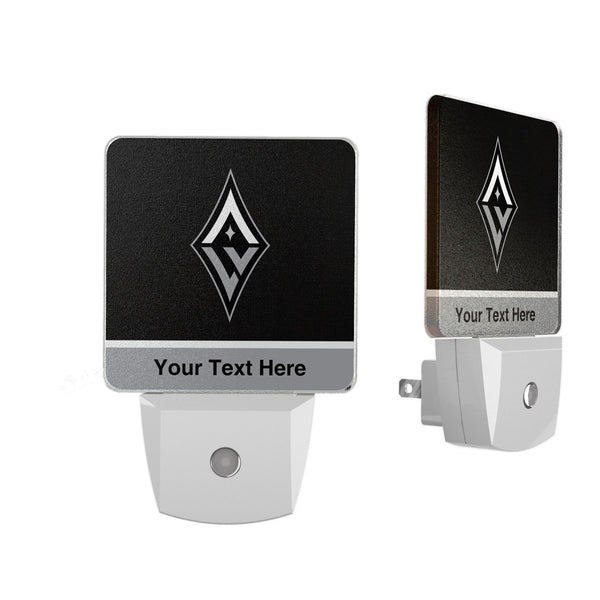 Las Vegas Aces Personalized Endzone Solid Night Light 2-Pack