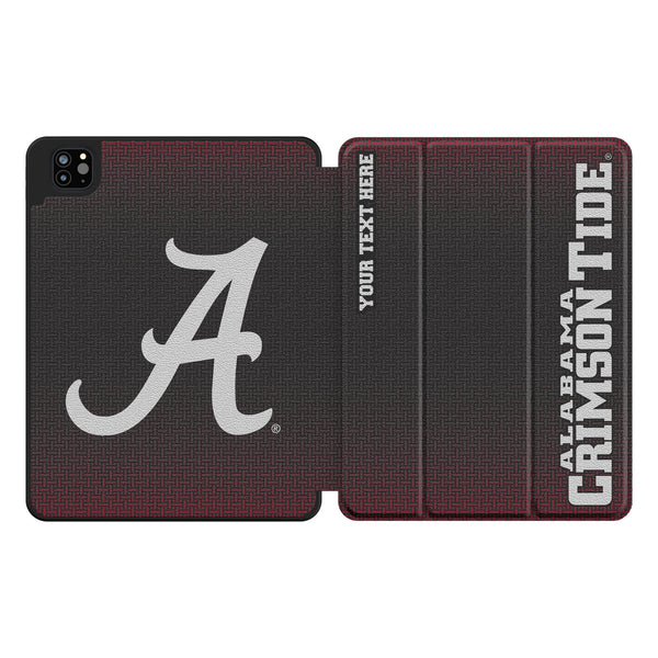 University of Alabama Crimson Tide Script A Personalized Linen iPad Tablet Case for Apple iPad