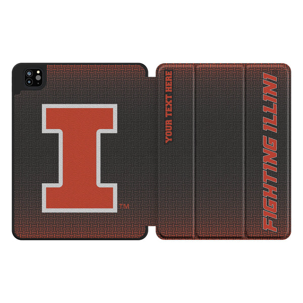 University of Illinois Fighting Illini Personalized Linen iPad Tablet Case for Apple iPad