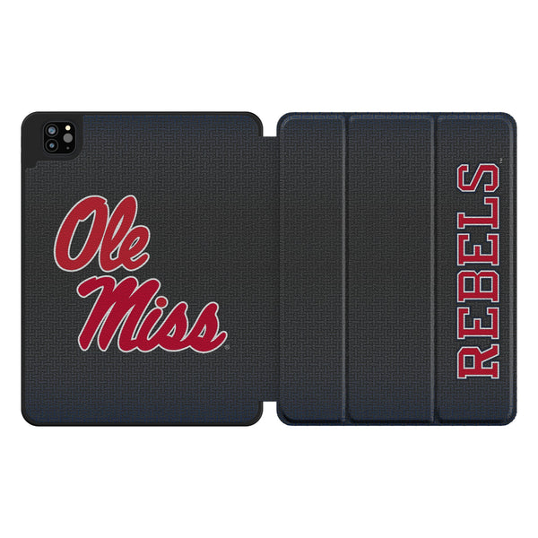 University of Mississippi Rebels Linen iPad Tablet Case for Apple iPad