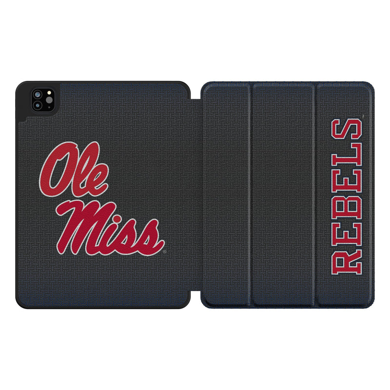 University of Mississippi Rebels Linen iPad Tablet Case for Apple iPad