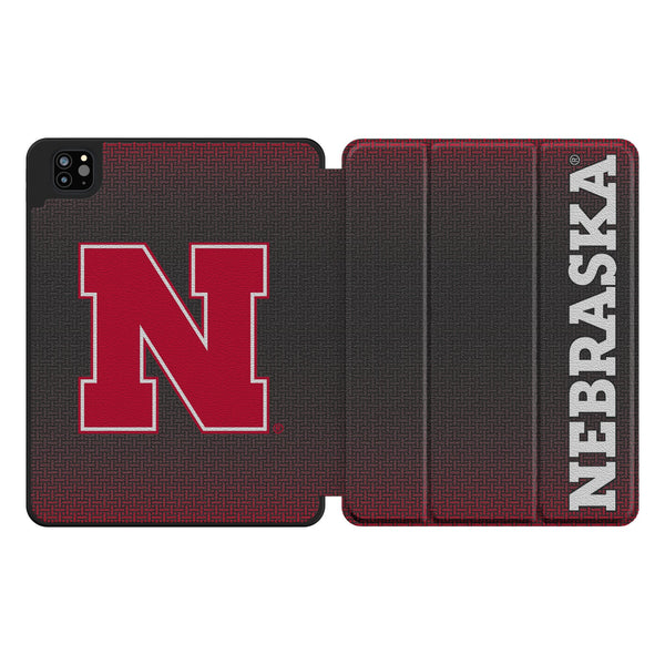 University of Nebraska Huskers Block N Linen iPad Tablet Case for Apple iPad