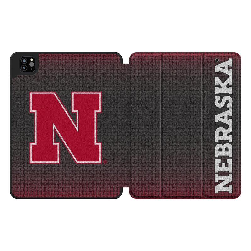 University of Nebraska Huskers Block N Linen iPad Tablet Case for Apple iPad