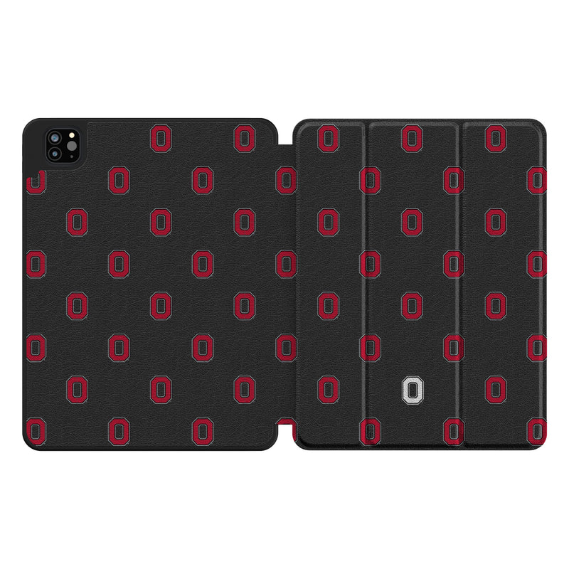 Ohio State University Buckeyes Fashion Pattern iPad Tablet Case for Apple iPad