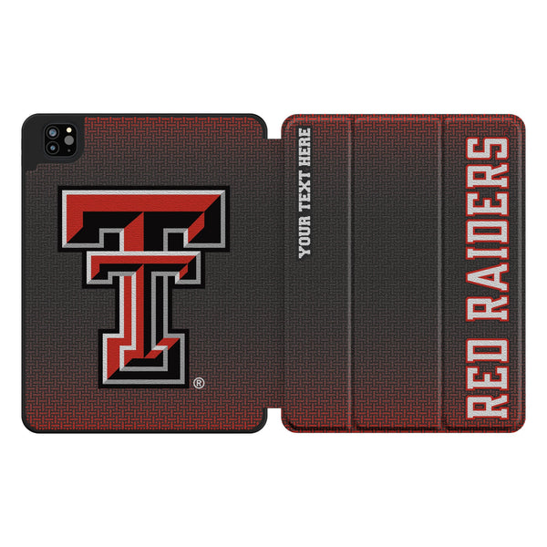Texas Tech Red Raiders Personalized Linen iPad Tablet Case for Apple iPad