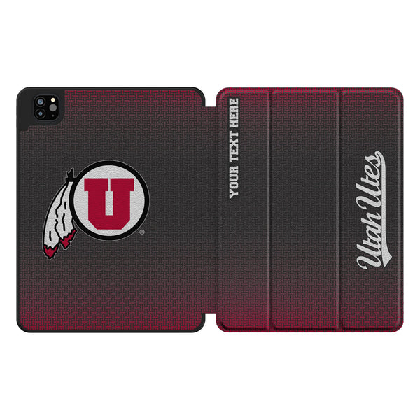University of Utah Utes Personalized Linen iPad Tablet Case for Apple iPad