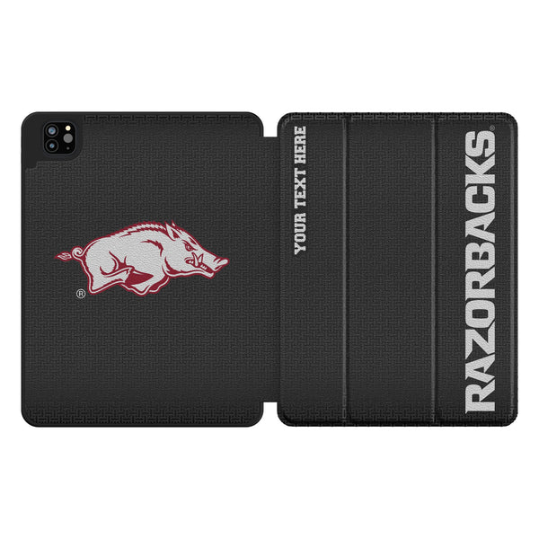 University of Arkansas Fayetteville Razorbacks Personalized Linen iPad Tablet Case for Apple iPad