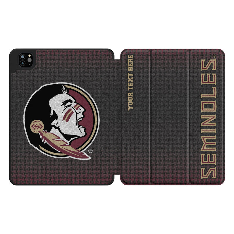 Florida State University Seminoles Personalized Linen iPad Tablet Case for Apple iPad