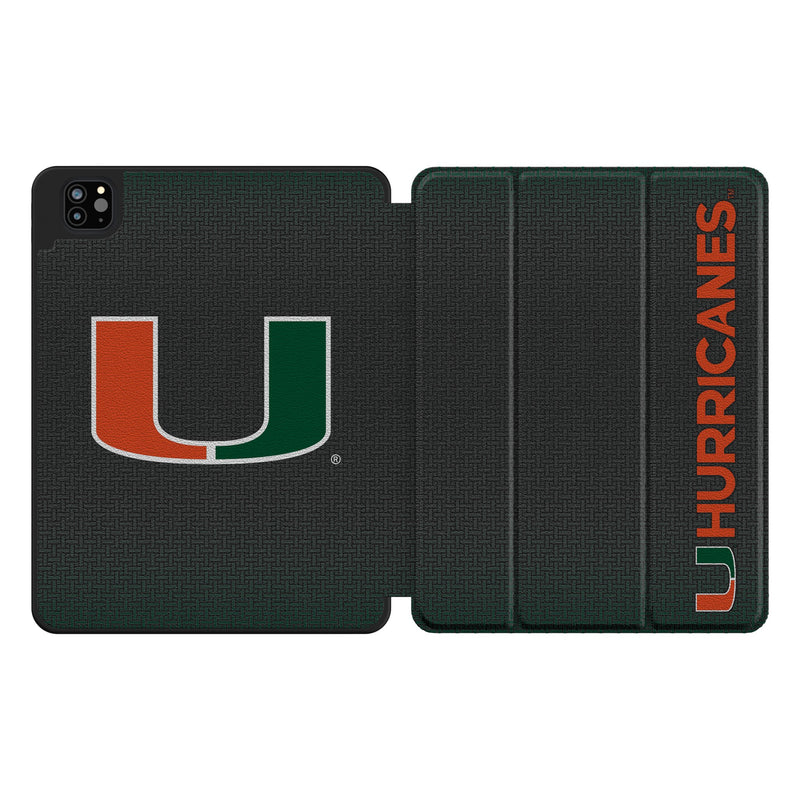 University of Miami Hurricanes Linen iPad Tablet Case