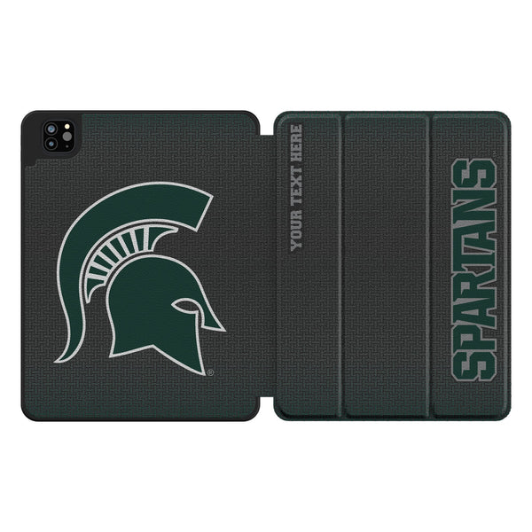 Michigan State University Spartans Personalized Linen iPad Tablet Case for Apple iPad