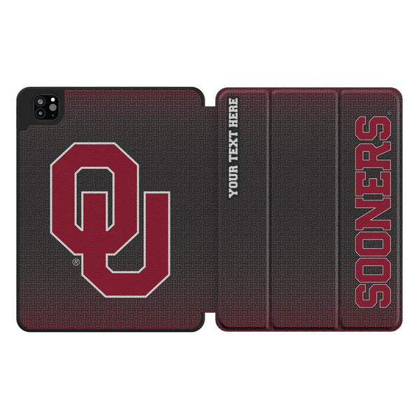 University of Oklahoma Sooners Personalized Linen iPad Tablet Case for Apple iPad