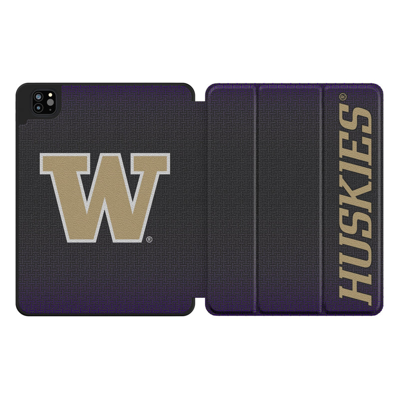 University of Washington Huskies Linen iPad Tablet Case for Apple iPad