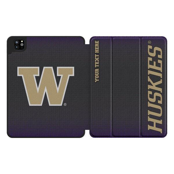 University of Washington Huskies Personalized Linen iPad Tablet Case for Apple iPad