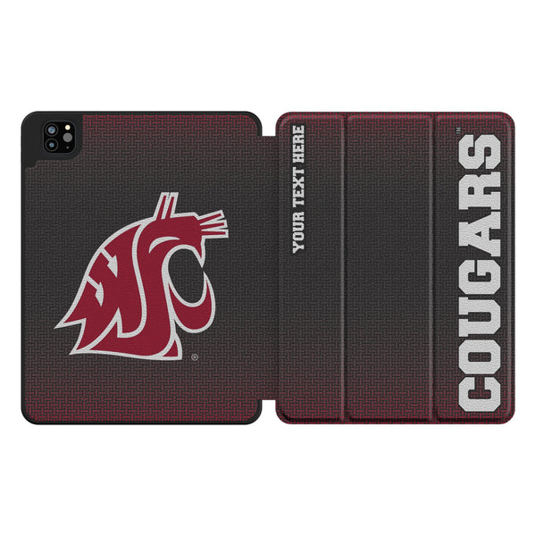 Washington State University Cougars Personalized Linen iPad Tablet Case for Apple iPad